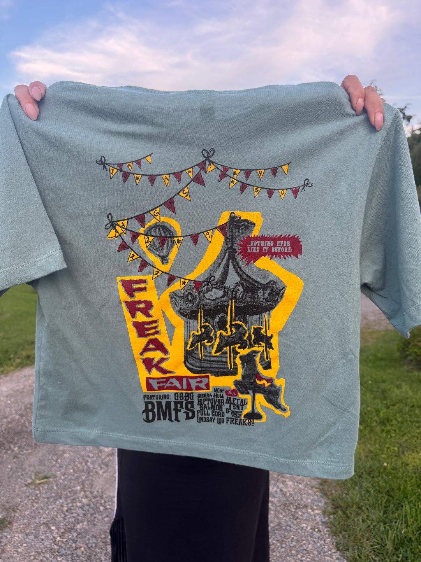 Freak Fair Billy Strings Cropped T-shirt