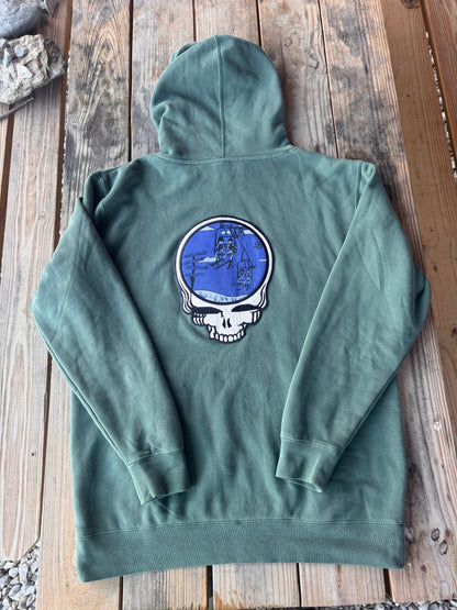 Hell in a Bucket Enjoying the Ride Patch Hoodie