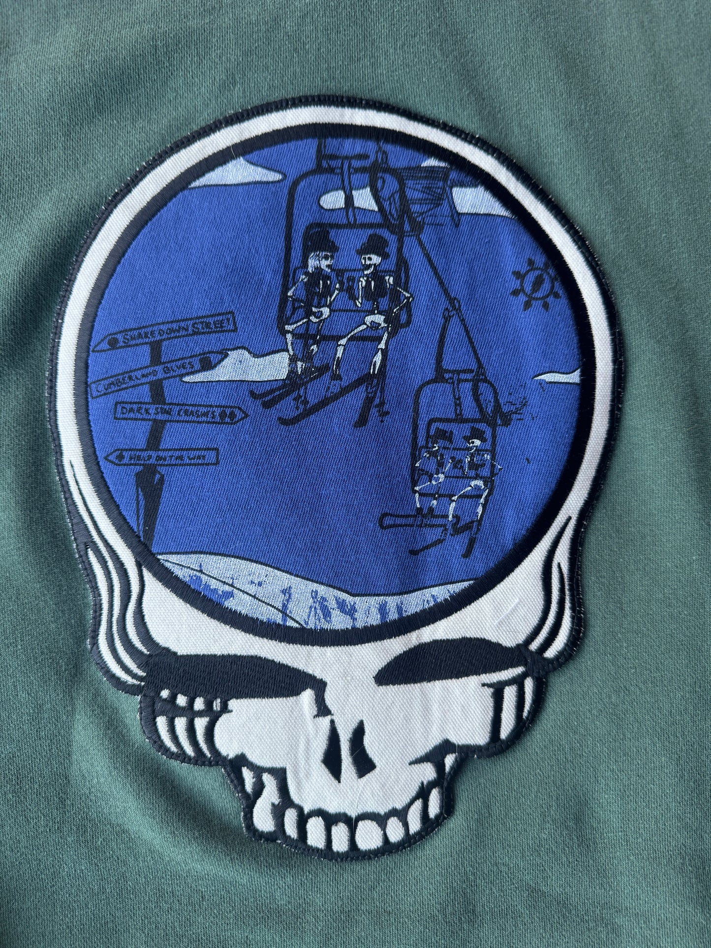 Hell in a Bucket Enjoying the Ride Patch Hoodie