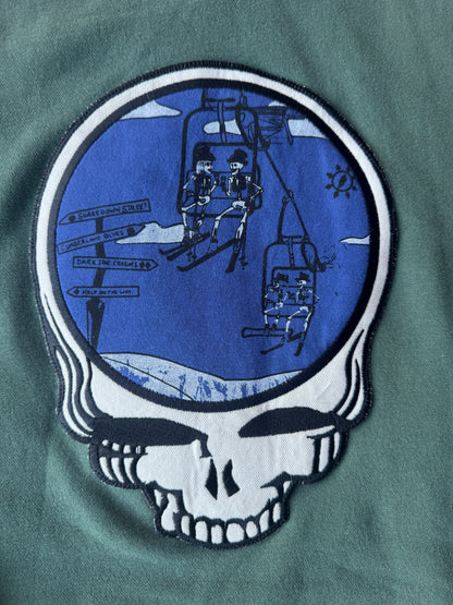 Hell in a Bucket Enjoying the Ride Patch Hoodie