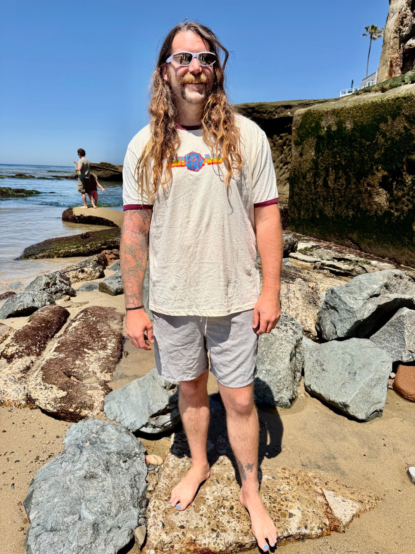 Dead Winterland Rose Rainbow T-Shirt