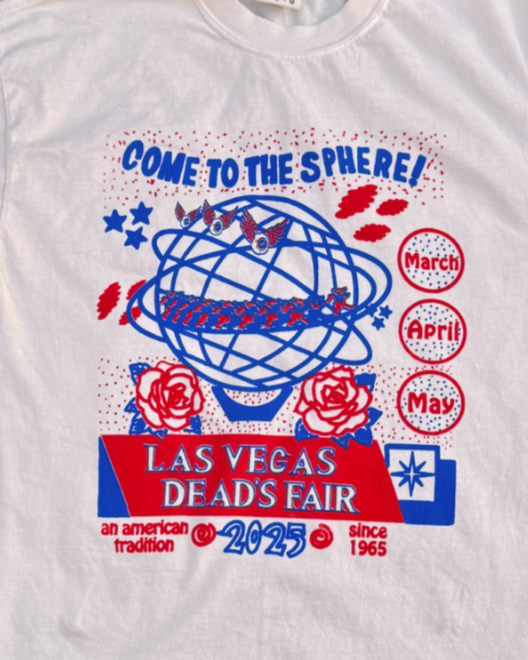 Women's Dead's fair Sphere 2025 Residency Event Cropped T-Shirt